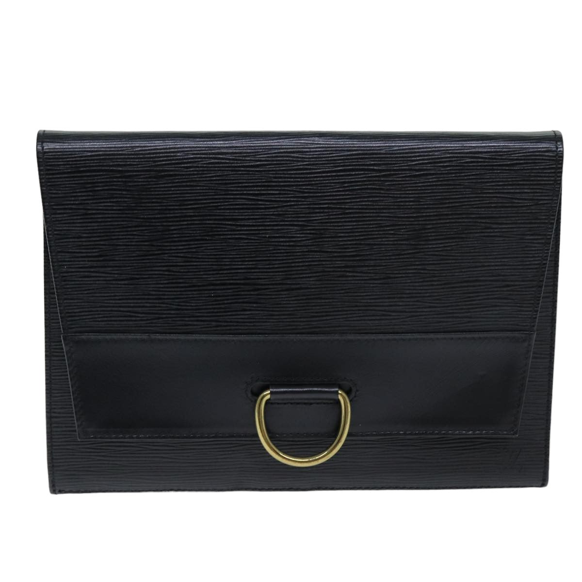 LOUIS VUITTON Epi Jena Clutch Bag Black M52722 LV bs14640