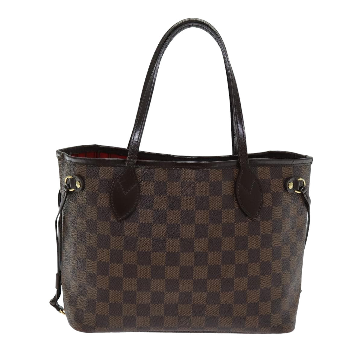 LOUIS VUITTON Damier Ebene Neverfull PM Tote Bag N51109 LV bs14661