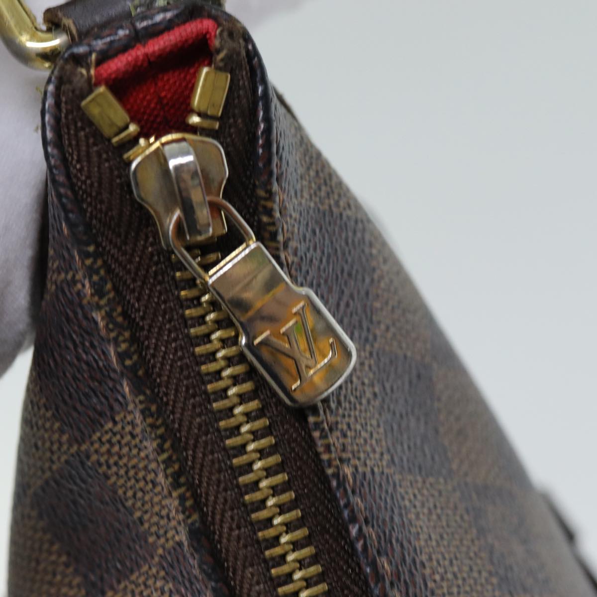 LOUIS VUITTON Damier Ebene Bloomsbury PM Shoulder Bag N42251 LV bs14668
