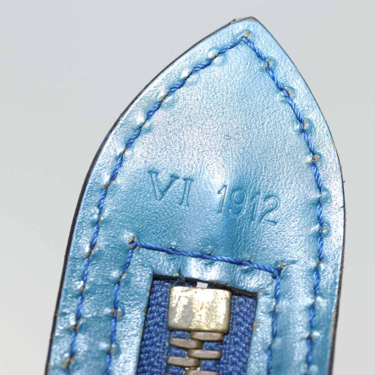 LOUIS VUITTON Epi Saint Jacques Shopping Shoulder Bag Blue M52275 bs14673
