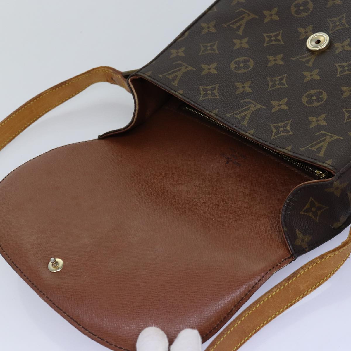 LOUIS VUITTON Monogram Saint Cloud GM Shoulder Bag M51242 LV bs14700