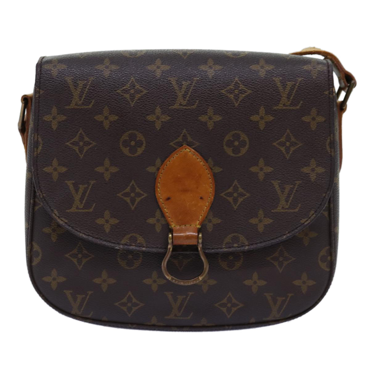 LOUIS VUITTON Monogram Saint Cloud GM Shoulder Bag M51242 LV bs14700