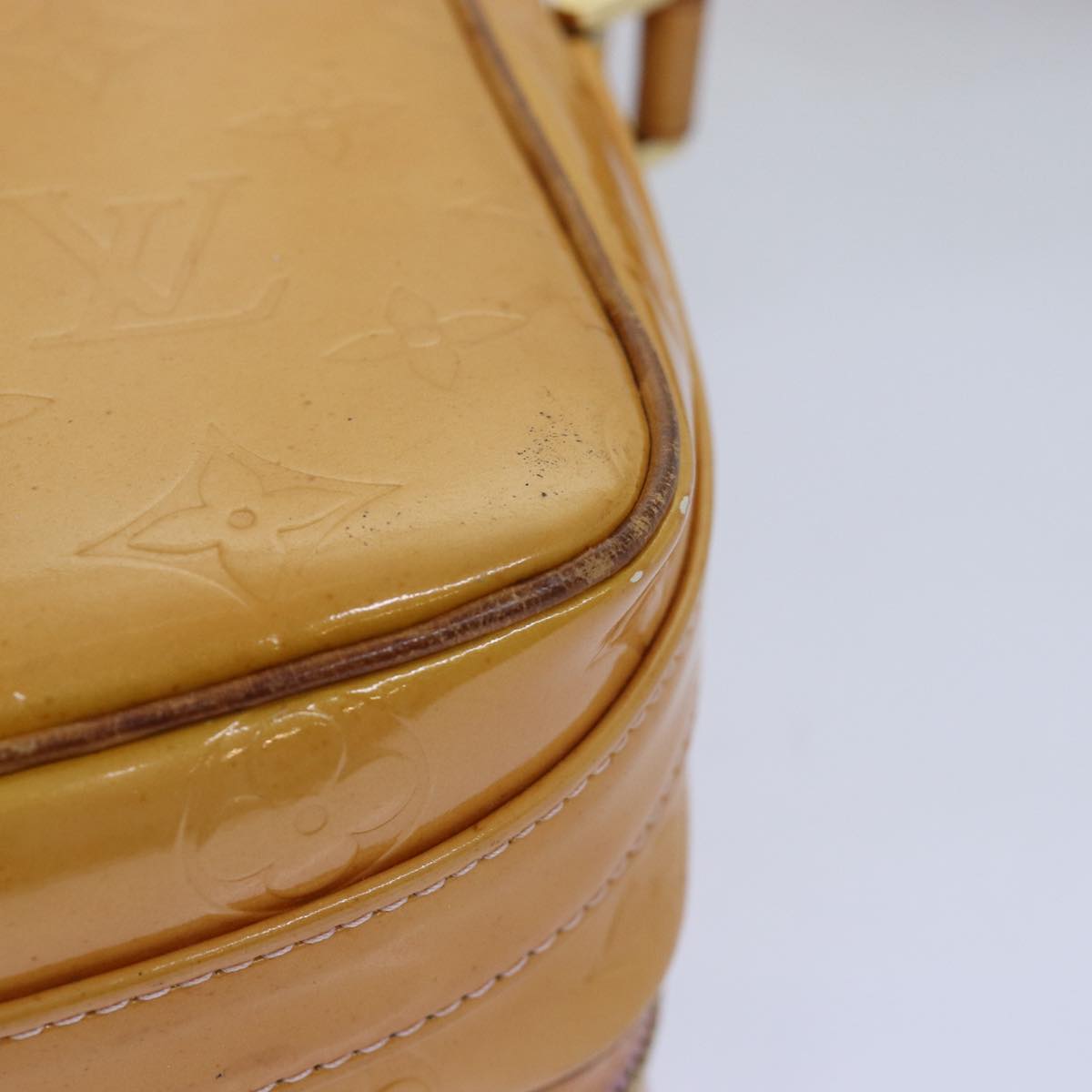LOUIS VUITTON Monogram Vernis Wooster Bag Marshmallow Pink M91037 bs14704