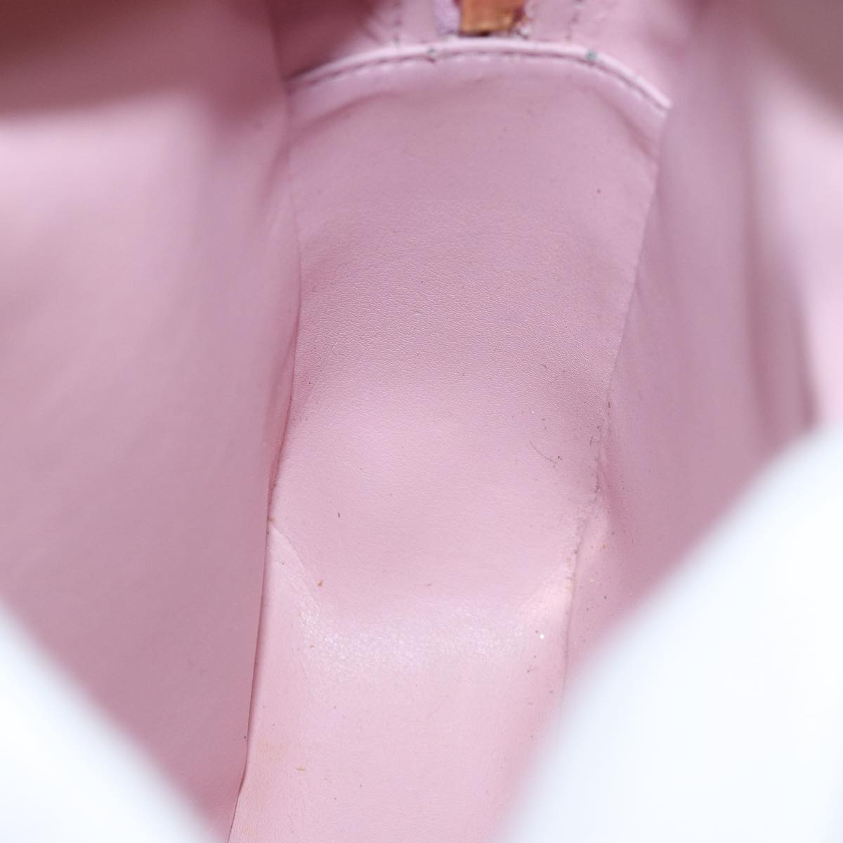 LOUIS VUITTON Monogram Vernis Wooster Bag Marshmallow Pink M91037 bs14704