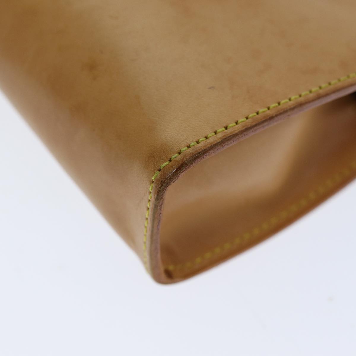 LOUIS VUITTON Nomad Accessory Pouch Leather Beige LV bs14705