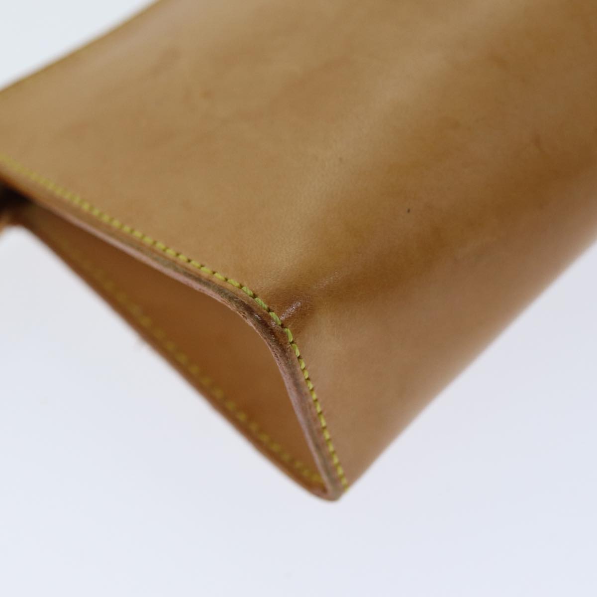 LOUIS VUITTON Nomad Accessory Pouch Leather Beige LV bs14705