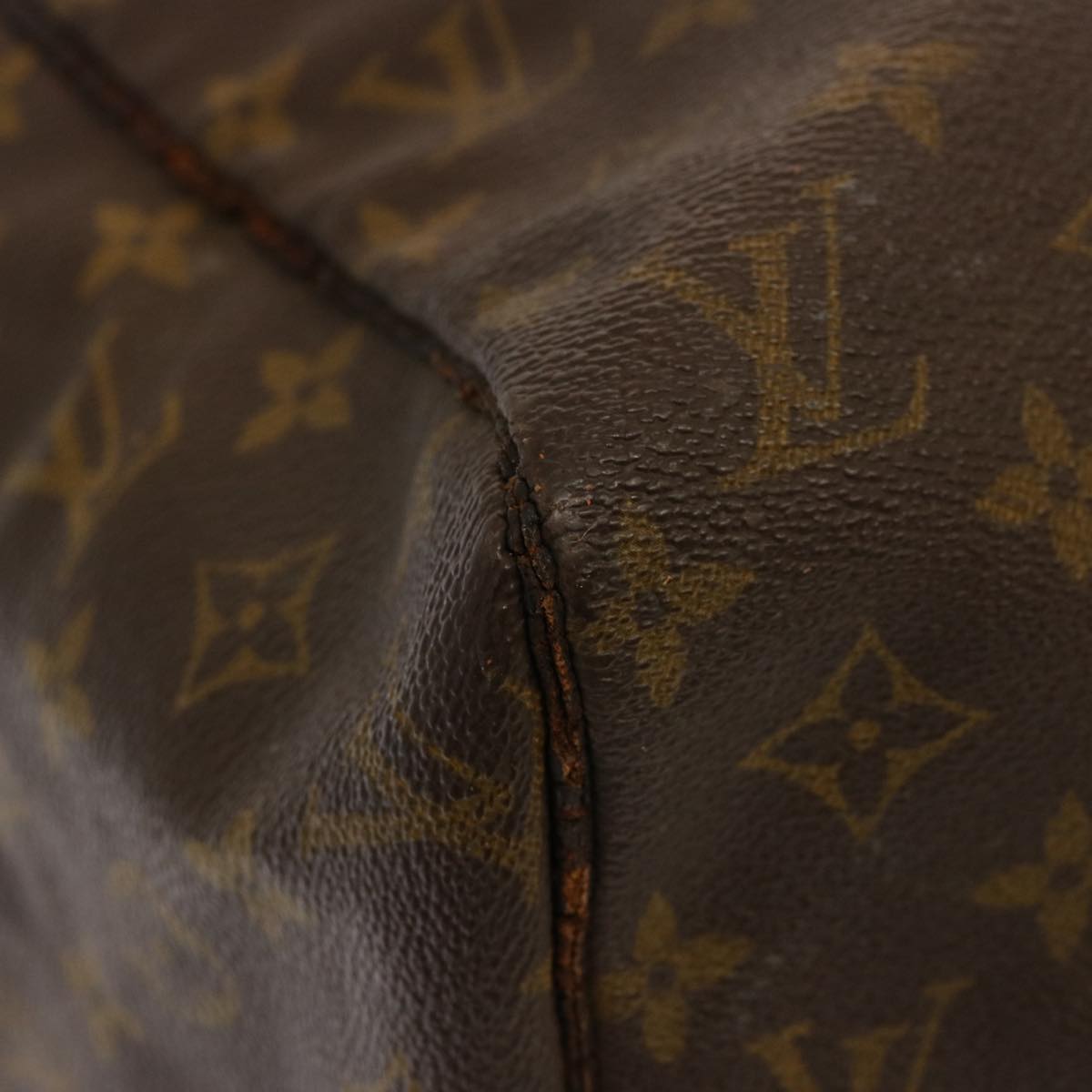 LOUIS VUITTON Monogram Sac Souple 45 Boston Bag M41624 LV bs14742