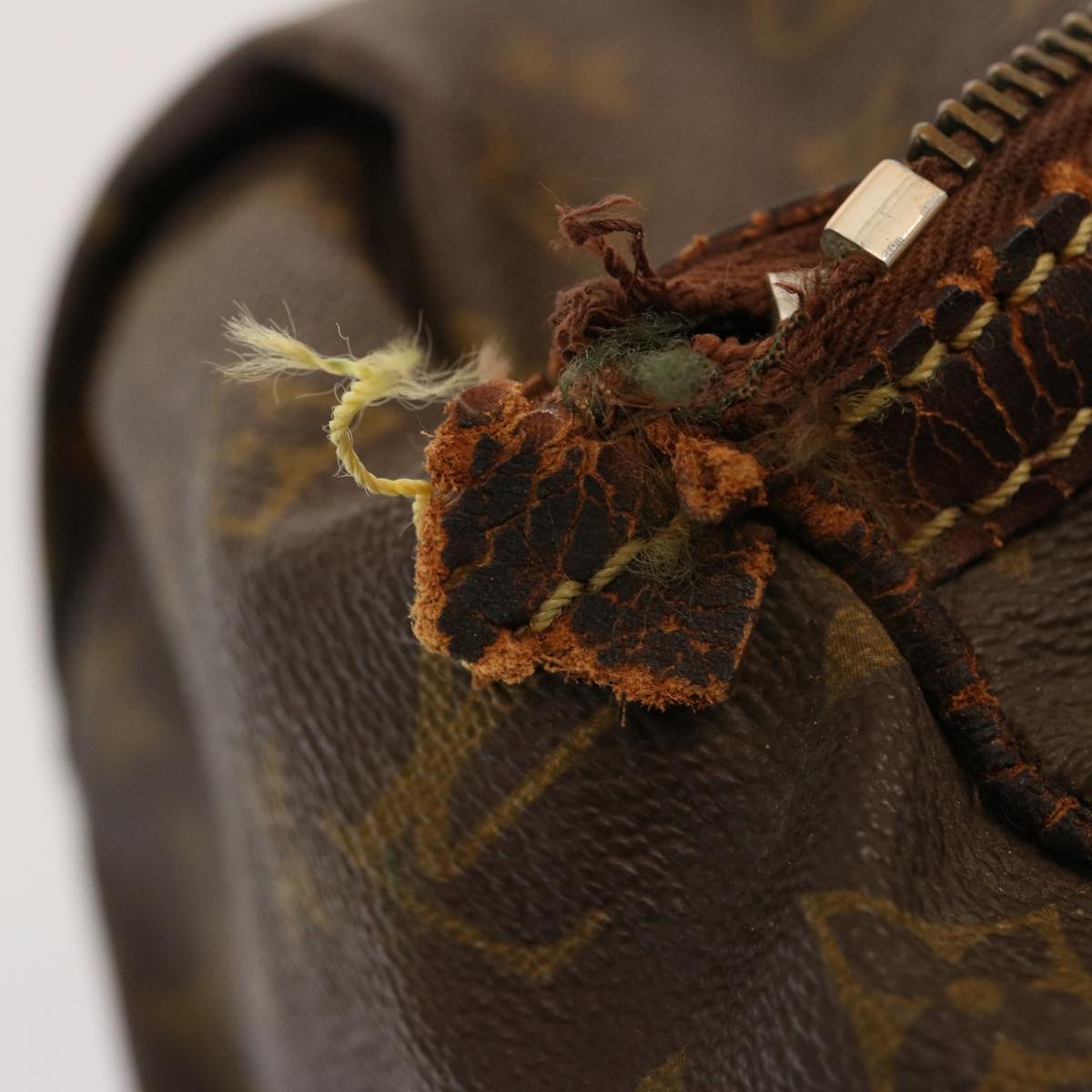 LOUIS VUITTON Monogram Sac Souple 45 Boston Bag M41624 LV bs14742