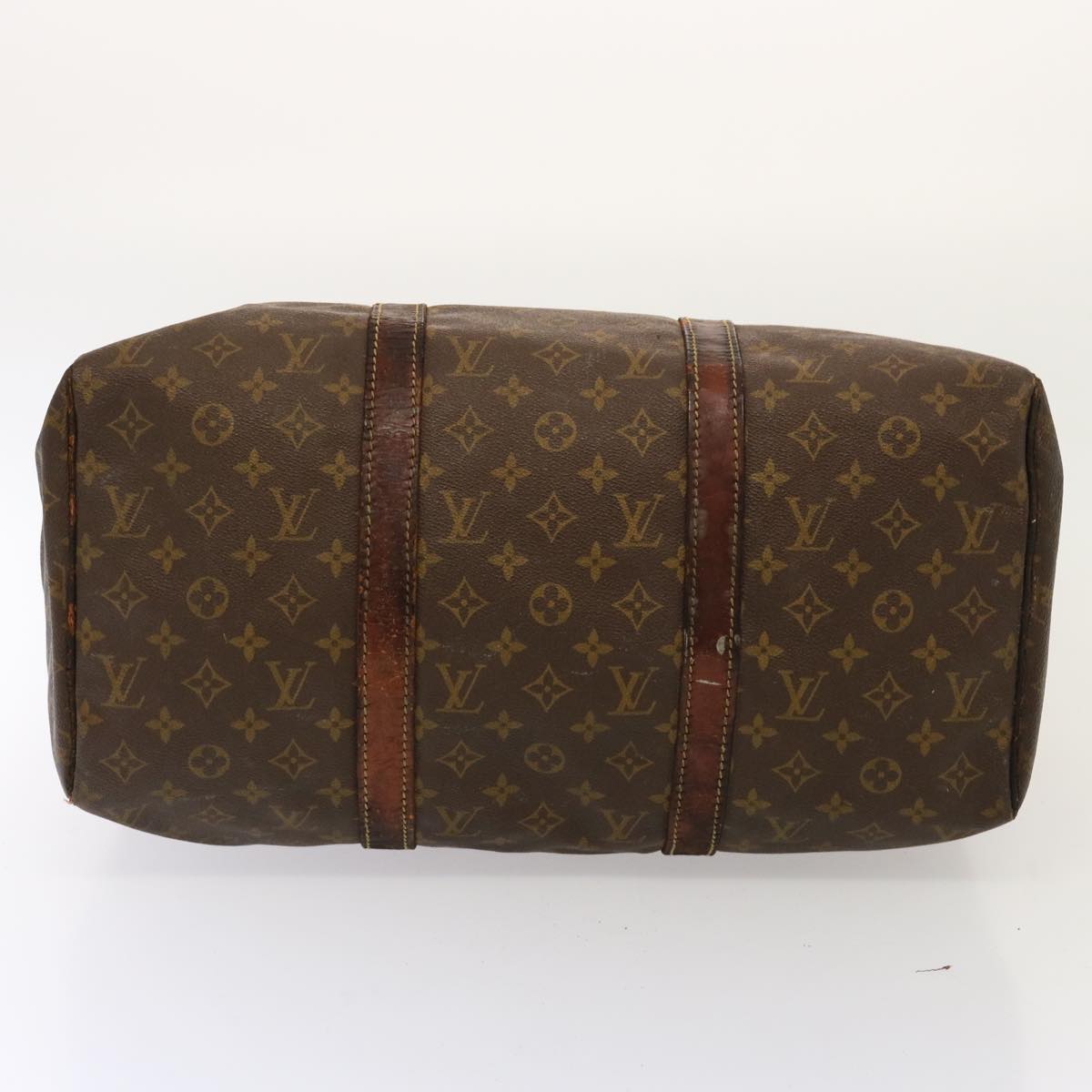 LOUIS VUITTON Monogram Sac Souple 45 Boston Bag M41624 LV bs14742
