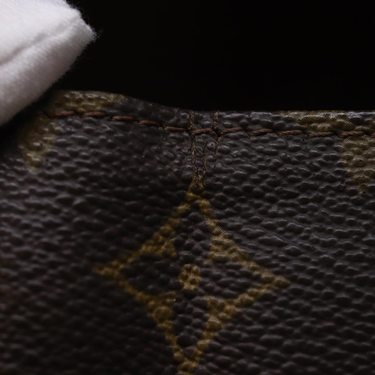 LOUIS VUITTON Monogram Pochette Dam GM Clutch Bag M51810 LV bs14816
