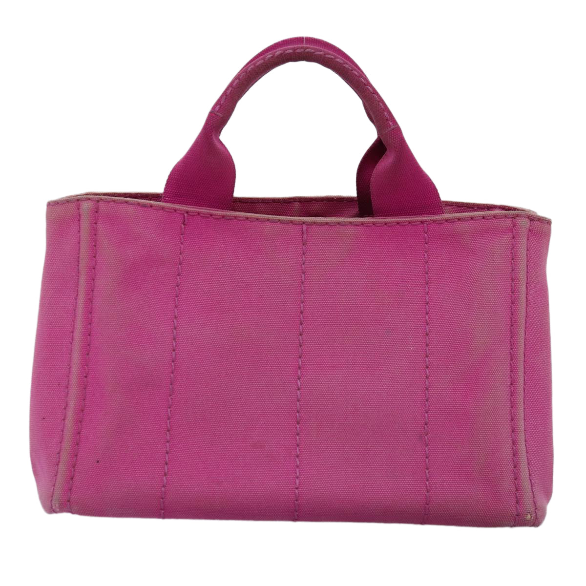 Luxury PradaCanapa PM Hand Bag Canvas Pink bs14850