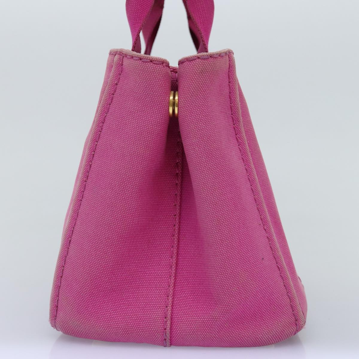 Luxury PradaCanapa PM Hand Bag Canvas Pink bs14850