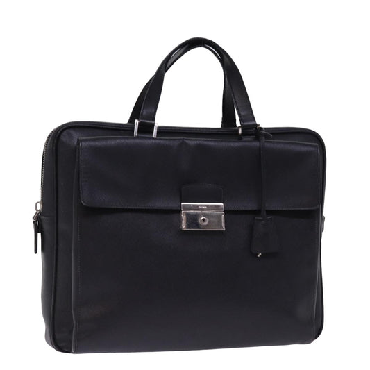 Luxury PradaHand Bag Safiano leather Black bs14974