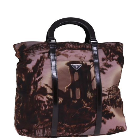Luxury PradaHand Bag Nylon Brown bs15166