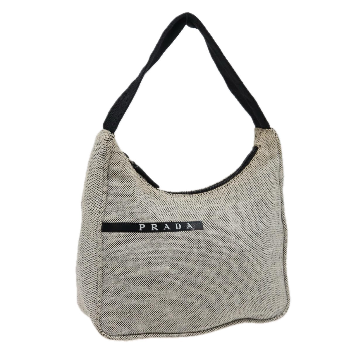 Luxury PradaSports Hand Bag Canvas Gray bs15460