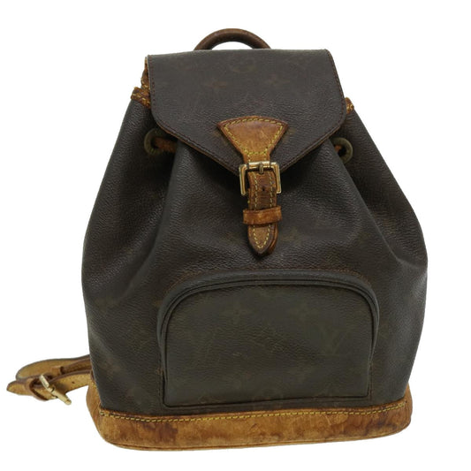 LOUIS VUITTON Monogram Montsouris PM Backpack M51137 LV bs1564