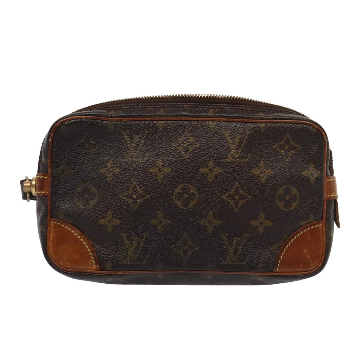 LOUIS VUITTON Monogram Marly Dragonne PM Clutch Bag M51827 LV bs15946
