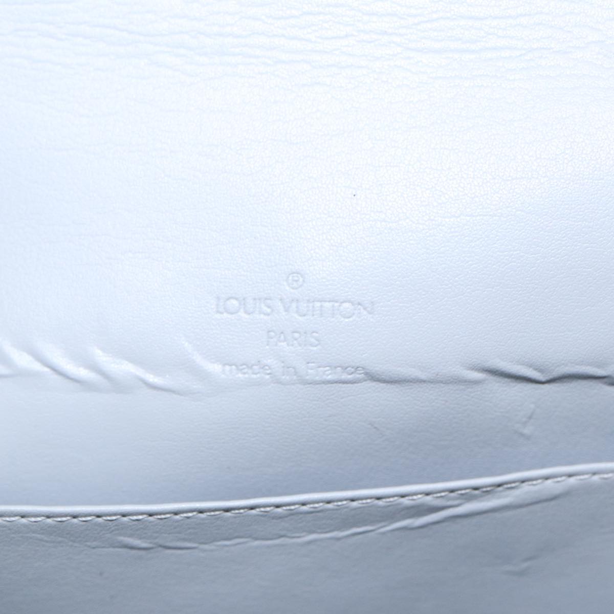 LOUIS VUITTON Monogram Vernis Thompson Street Bag Gris M91008 LV bs16120