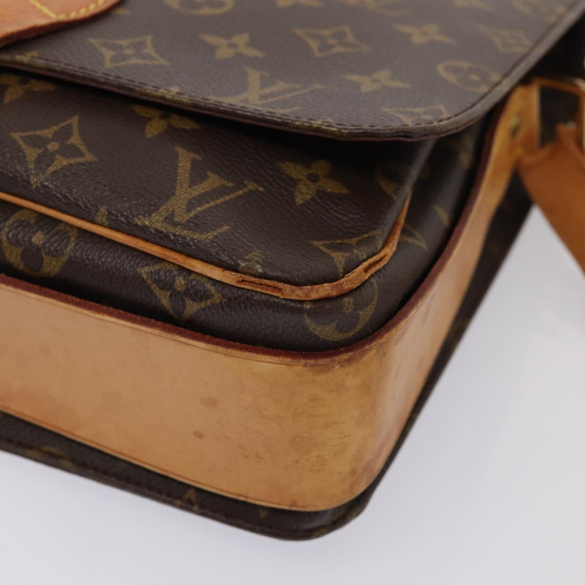 LOUIS VUITTON Monogram Cartouchiere GM Shoulder Bag M51252 LV bs16121
