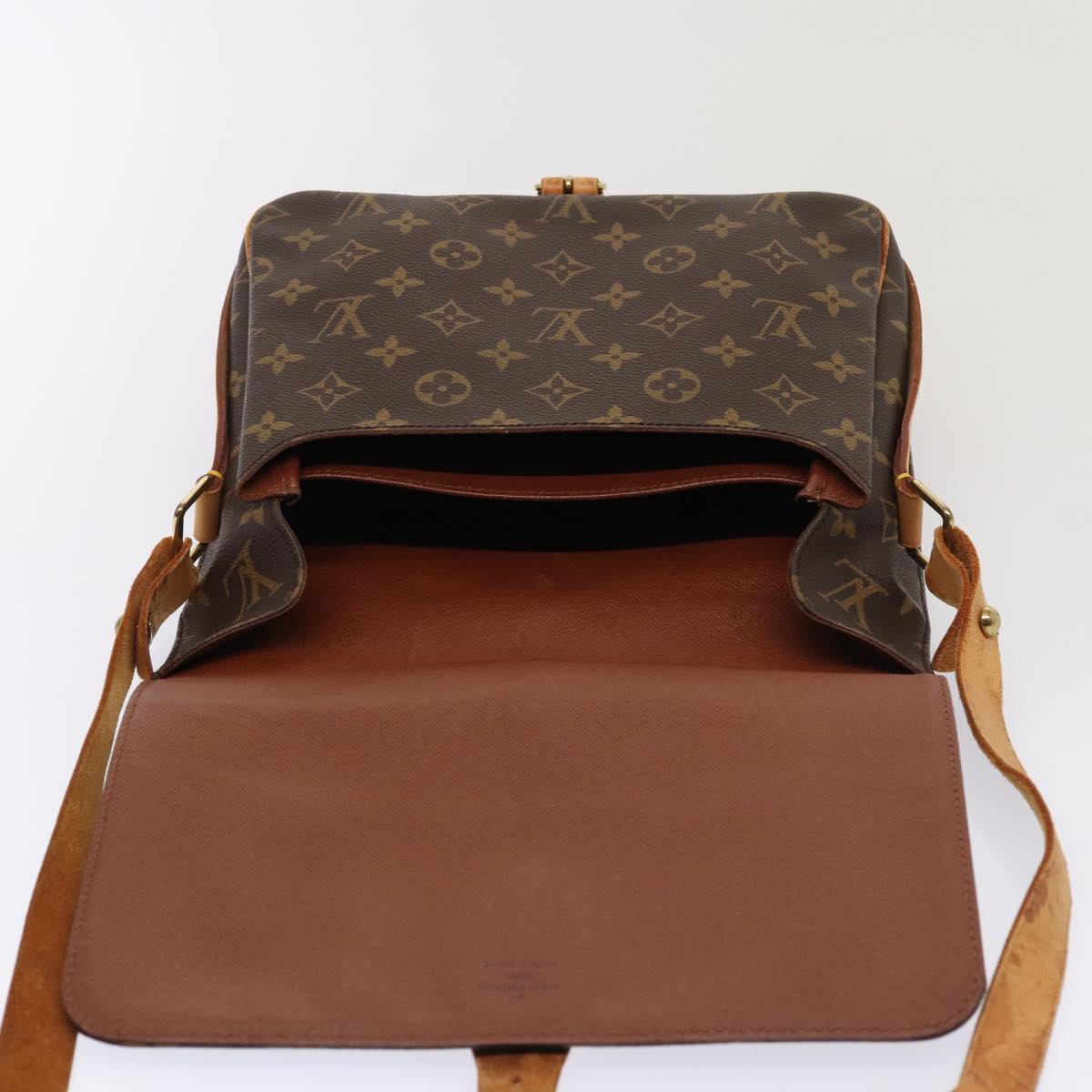 LOUIS VUITTON Monogram Cartouchiere GM Shoulder Bag M51252 LV bs16121