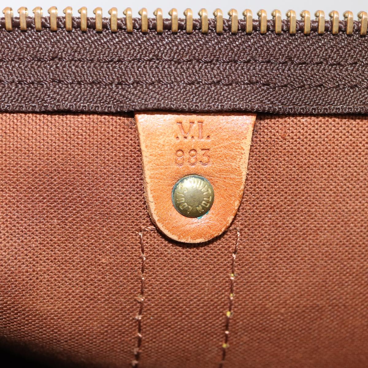 LOUIS VUITTON Monogram Keepall Bandouliere 50 Boston Bag M41416 LV bs16137