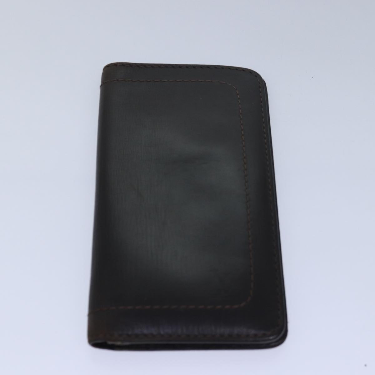 LOUIS VUITTON Monogram Wallet Leather 2Set Black LV bs16202