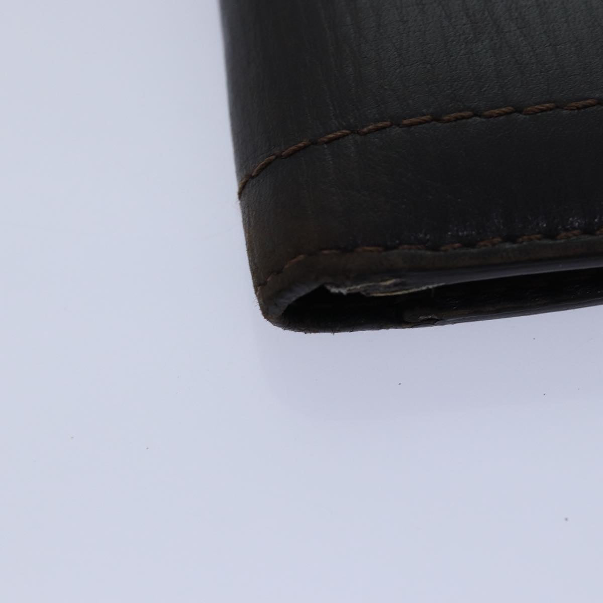 LOUIS VUITTON Monogram Wallet Leather 2Set Black LV bs16202