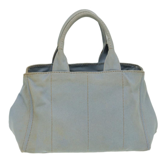 Luxury Prada Canapa MM Hand Bag Canvas Blue  bs16229