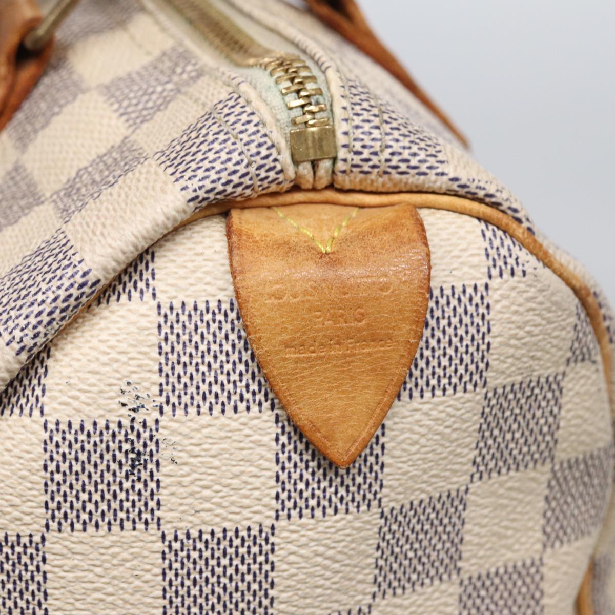 LOUIS VUITTON Damier Azur Speedy 25 Hand Bag N41534 LV bs16295