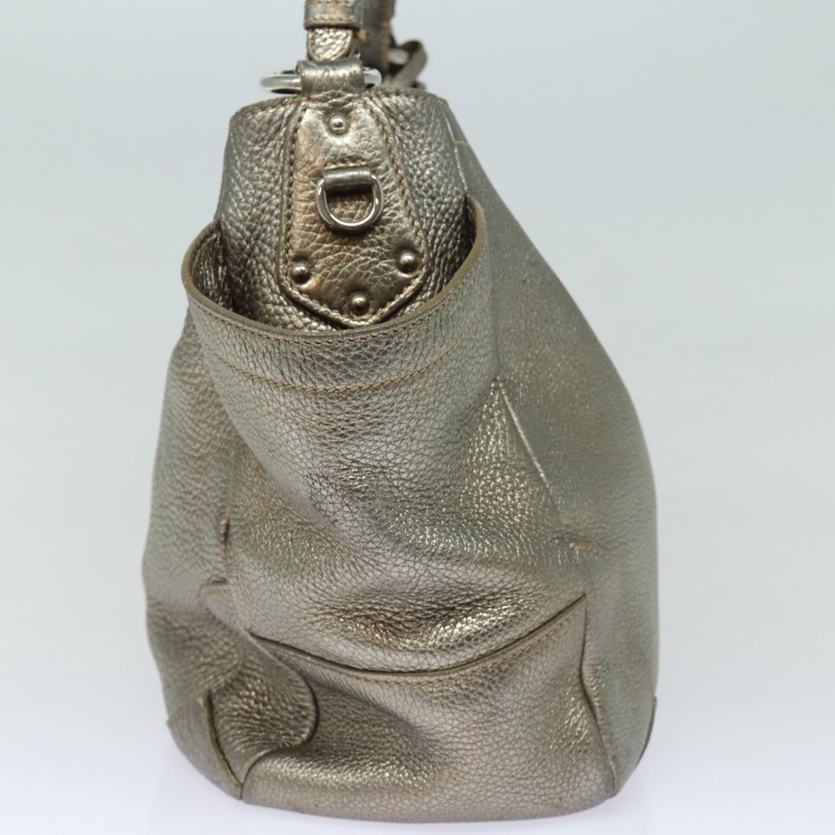 Luxury Prada Shoulder Bag Leather Gold Tone  bs16331