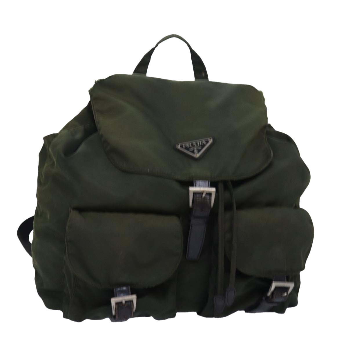 Luxury Prada Backpack Nylon Khaki  bs16382