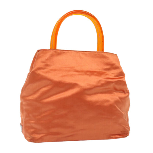 Luxury Prada Hand Bag Satin Orange  bs16432