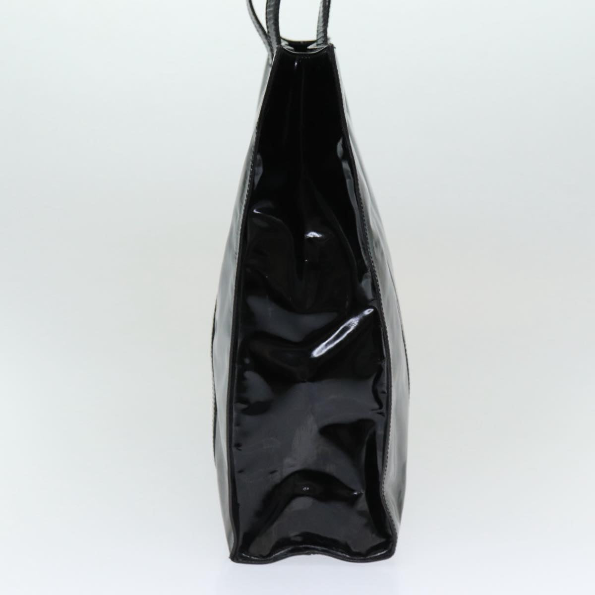 Luxury Prada Tote Bag Enamel Black  bs16445