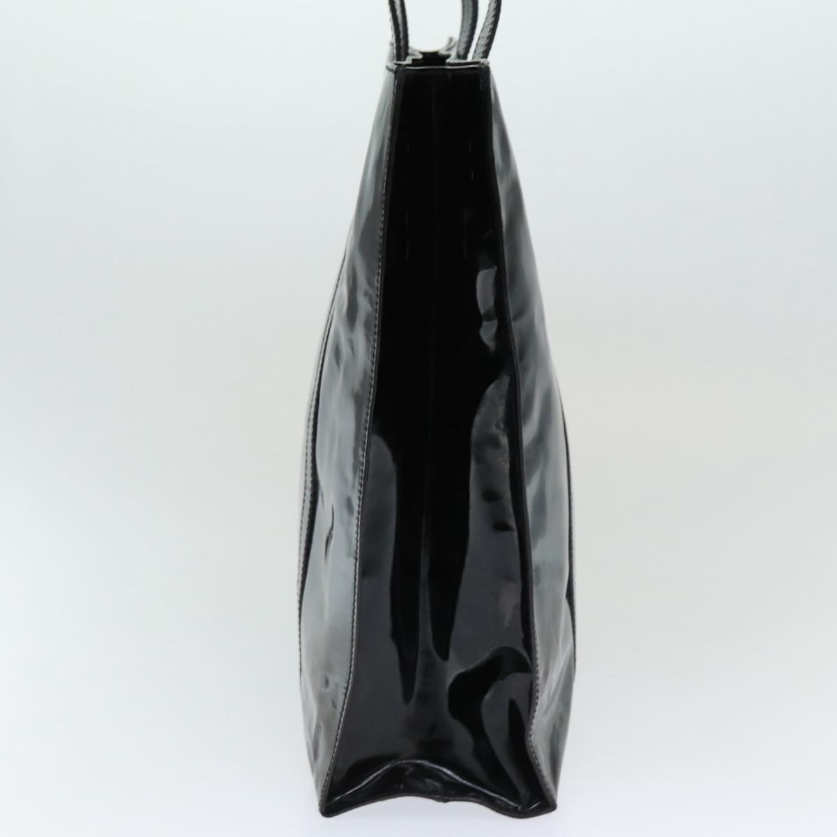 Luxury Prada Tote Bag Enamel Black  bs16445