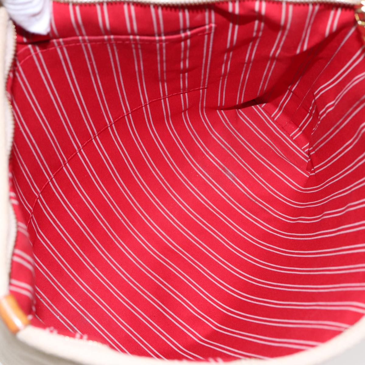 LOUIS VUITTON Antigua Cabas MM Tote Bag Beige Red M40035 LV bs16455