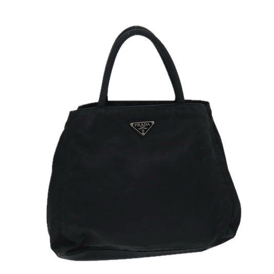 Luxury Prada Hand Bag Nylon Black Silver  bs16538
