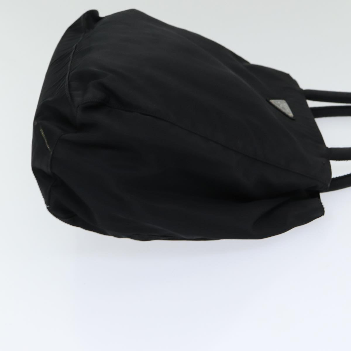 Luxury Prada Hand Bag Nylon Black Silver  bs16538