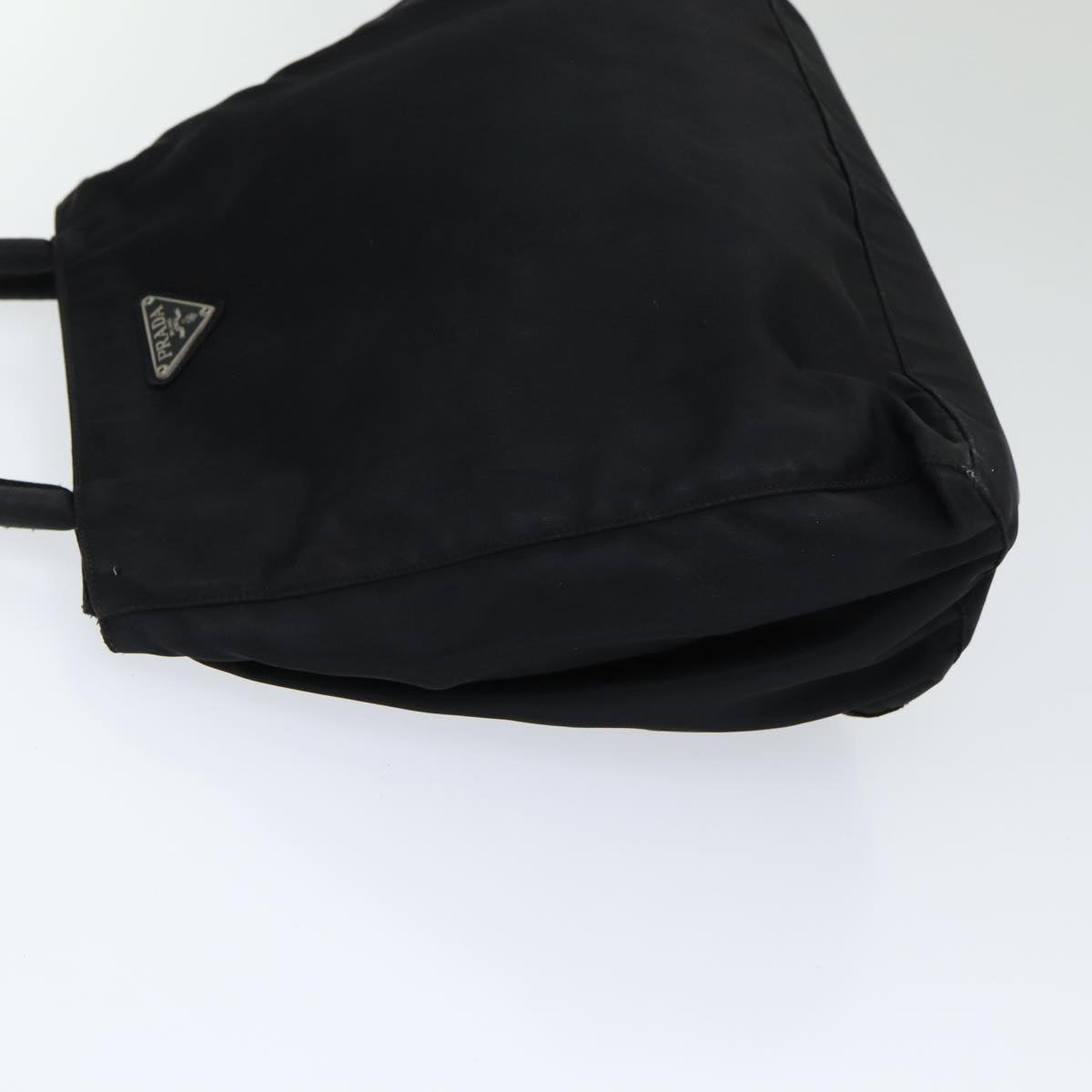 Luxury Prada Hand Bag Nylon Black Silver  bs16538