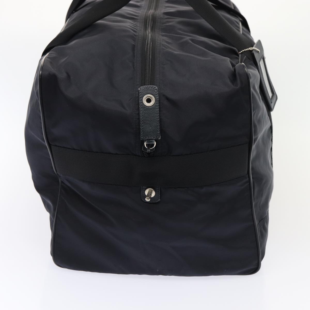 Luxury Prada Boston Bag Nylon Black Silver  bs16548