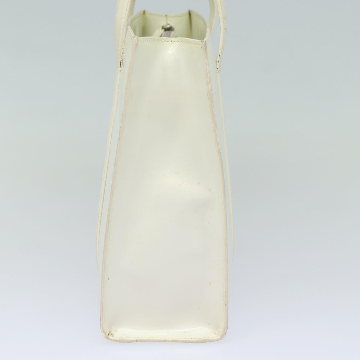 Luxury Prada Hand Bag Enamel Silver White  bs16621