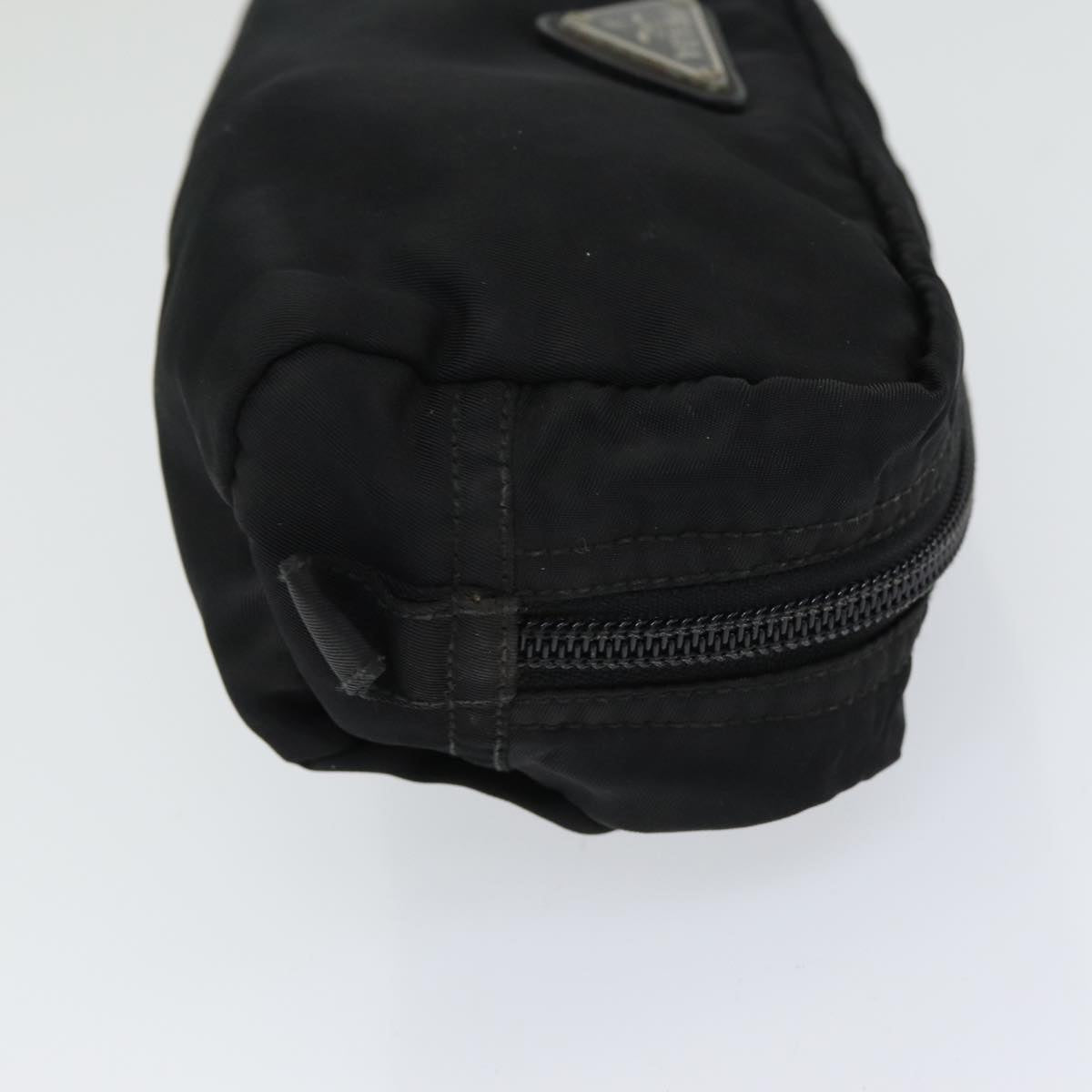 Luxury Prada Pouch Nylon Black Silver  bs16638