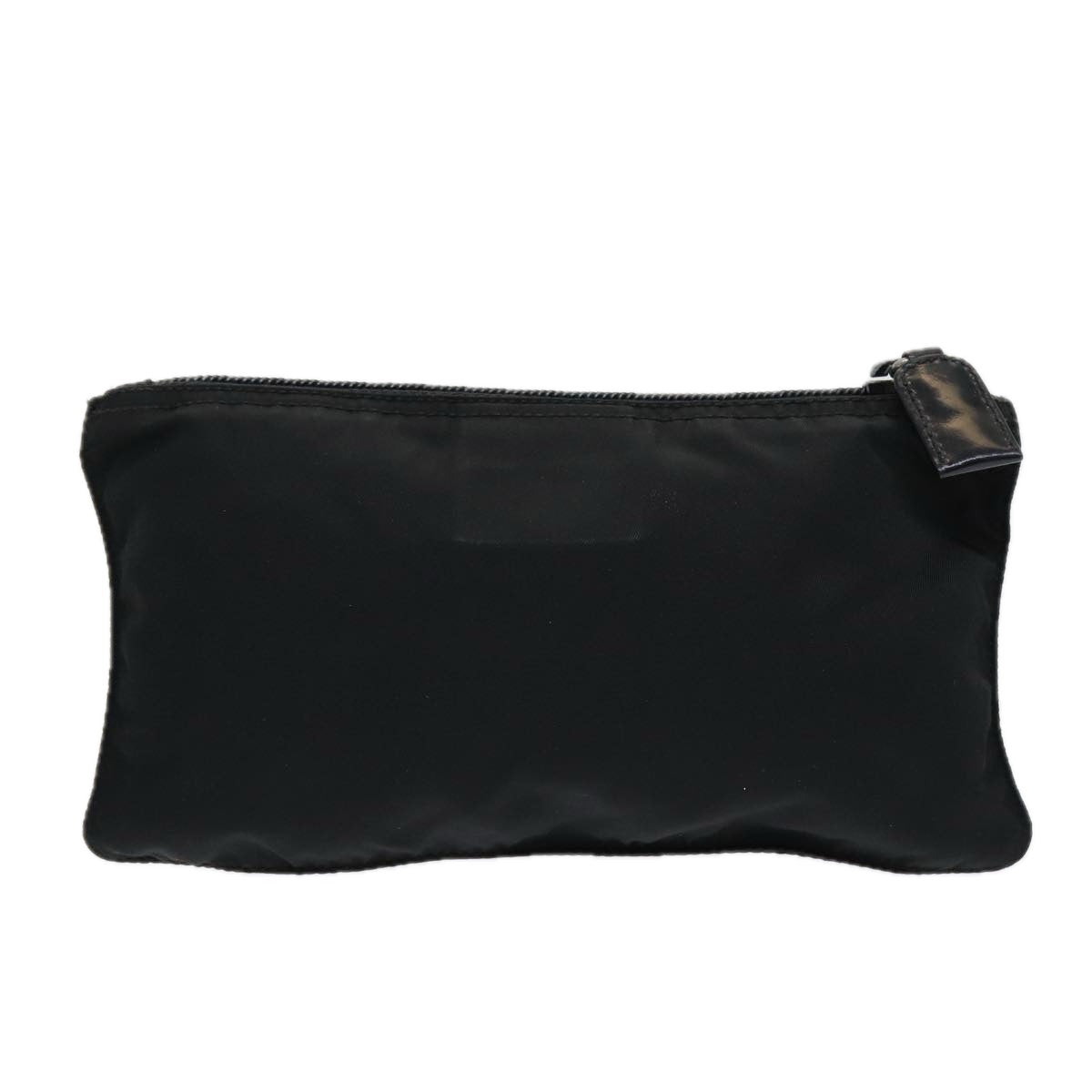 Luxury Prada Pouch Nylon Black Silver  bs16639