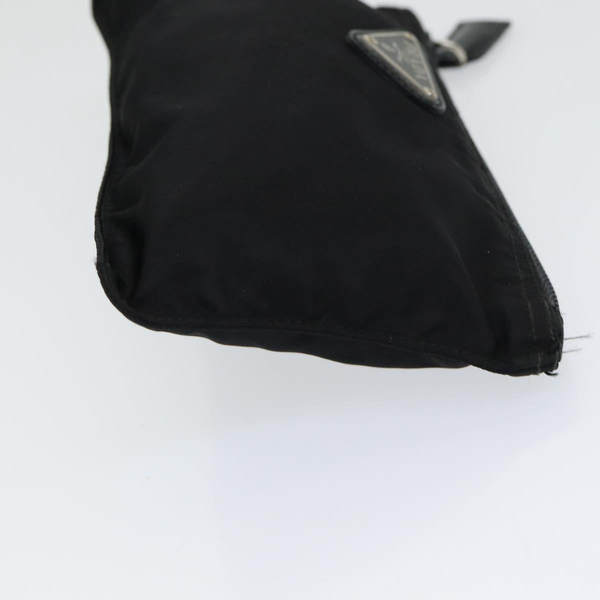 Luxury Prada Pouch Nylon Black Silver  bs16639
