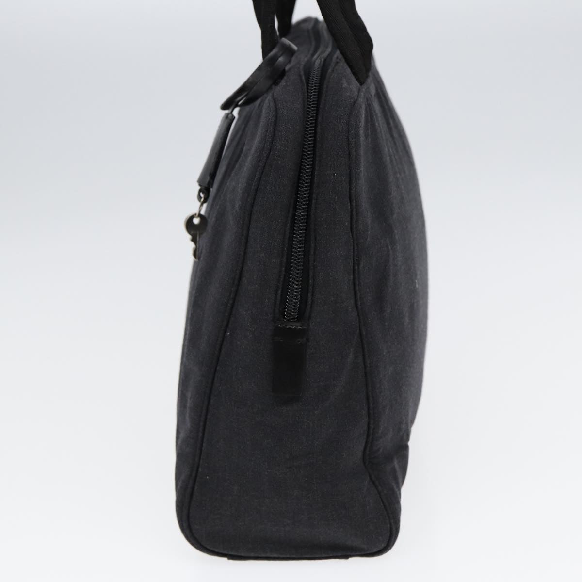 Luxury Prada Sports Hand Bag Canvas Gray Silver  bs16737