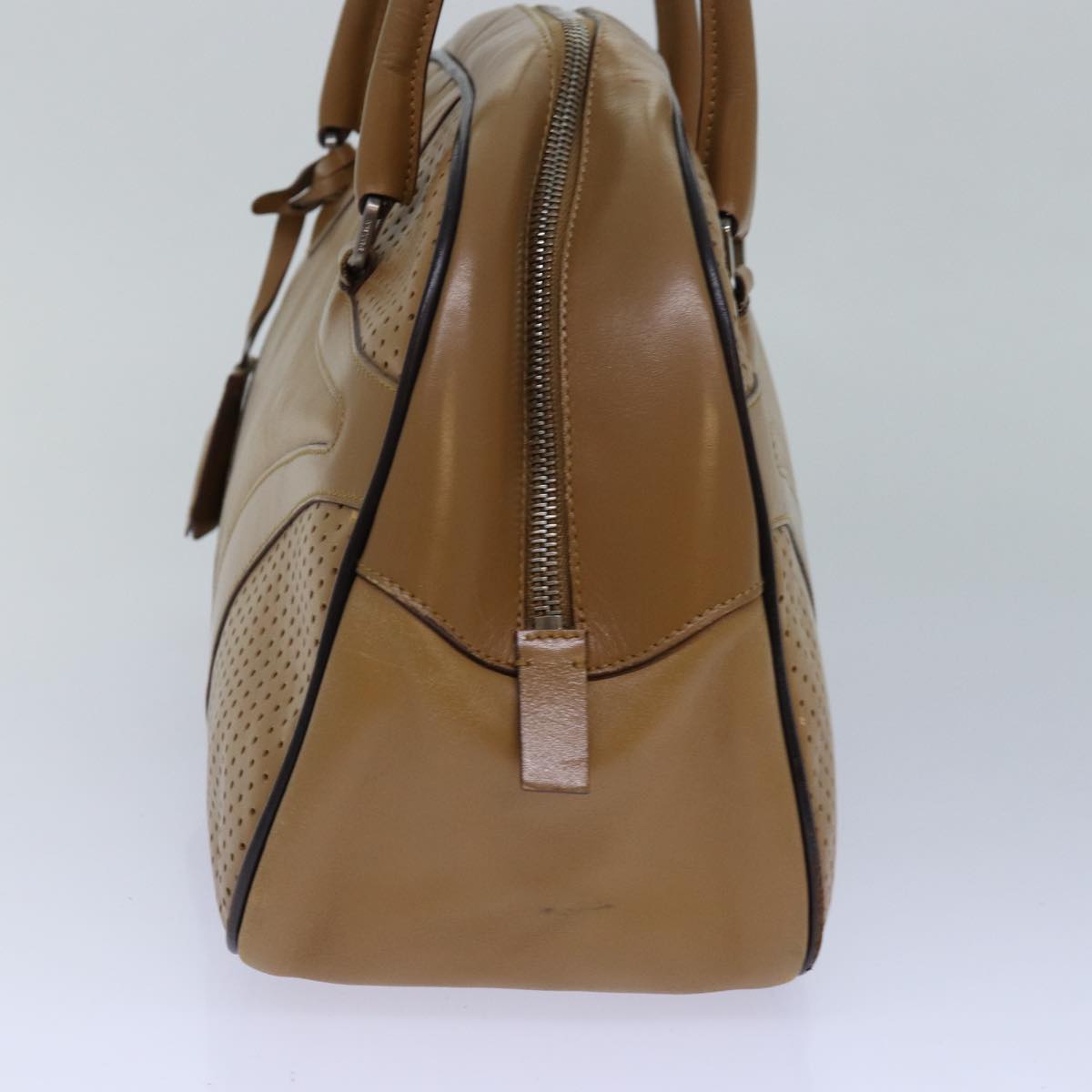 Luxury Prada Hand Bag Leather Brown  bs16742