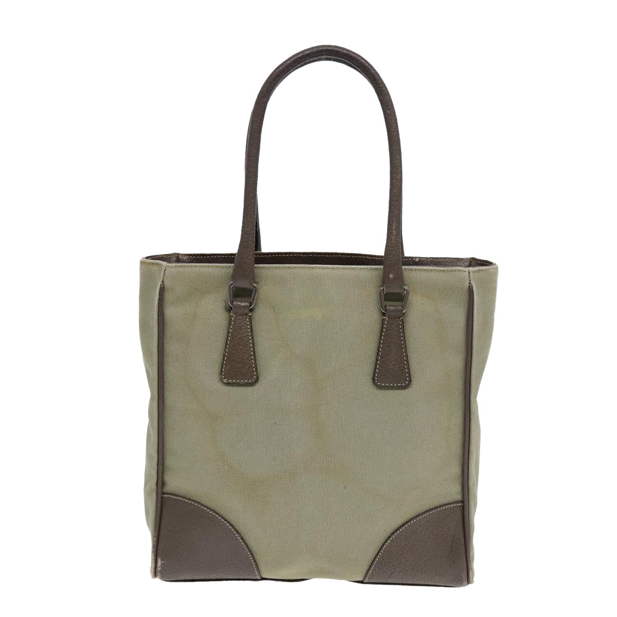 Luxury Prada Hand Bag Canvas Khaki  bs16842