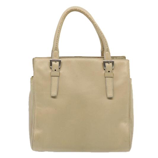 Luxury Prada Hand Bag Leather Beige  bs16865