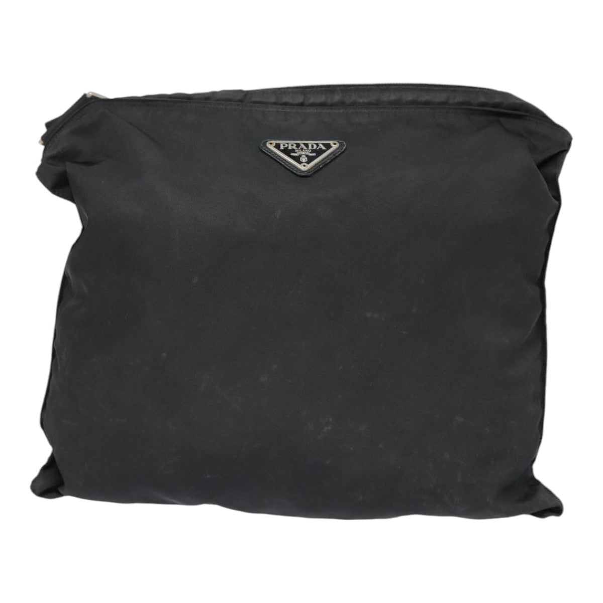 Luxury Prada Shoulder Bag Nylon Black Silver  bs16985