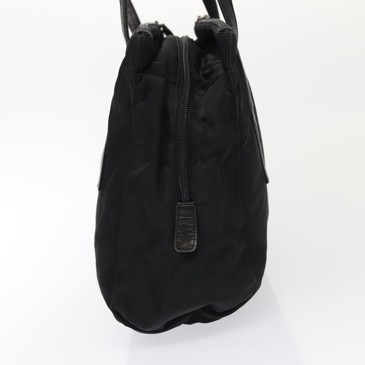 Luxury Prada Shoulder Bag Nylon Leather Black Silver  bs16990