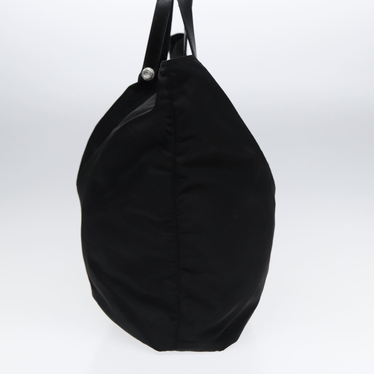 Luxury Prada Tote Bag Nylon Black Silver  bs17013
